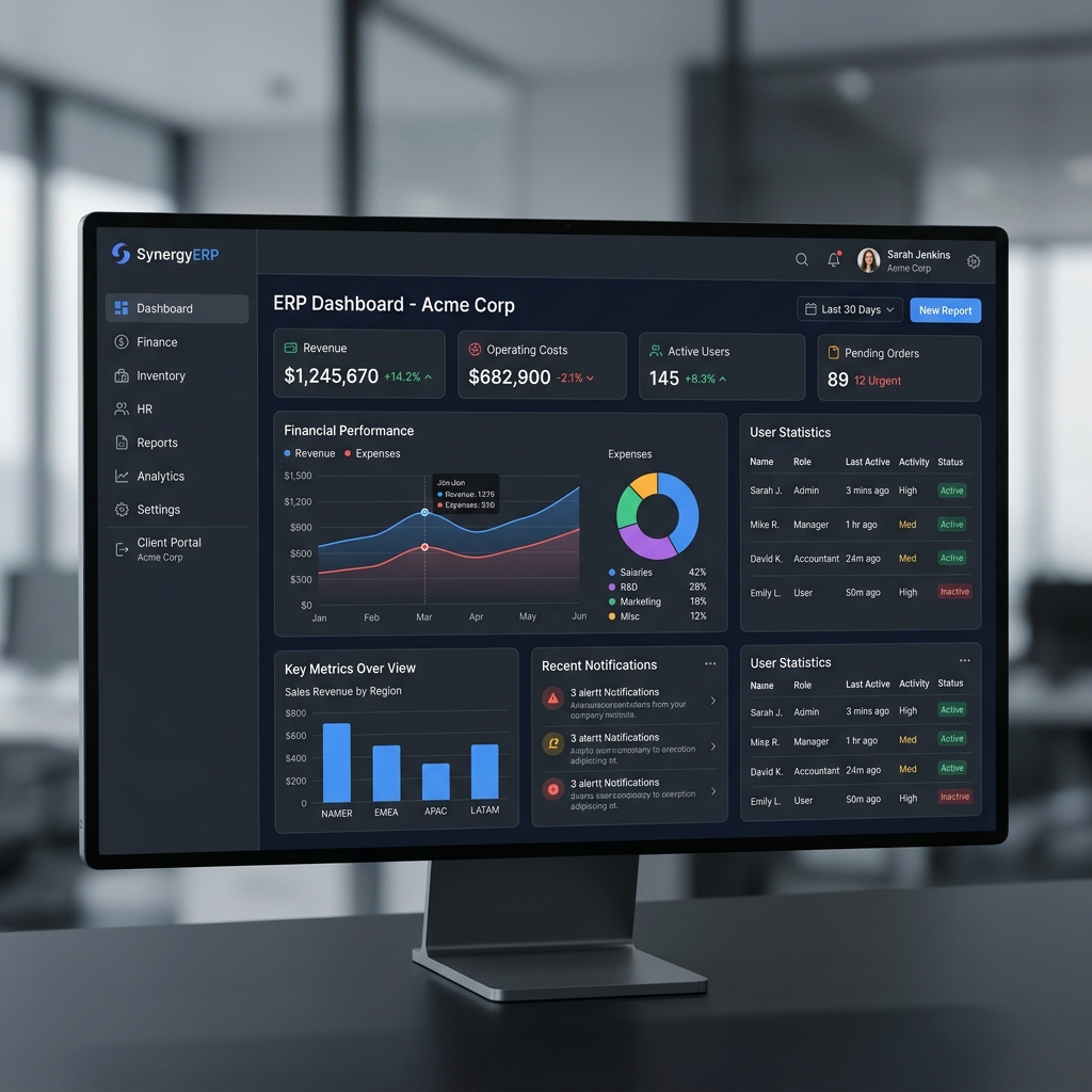 SaaS ERP Project