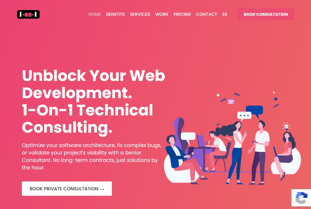 1-on-1 technical consulting